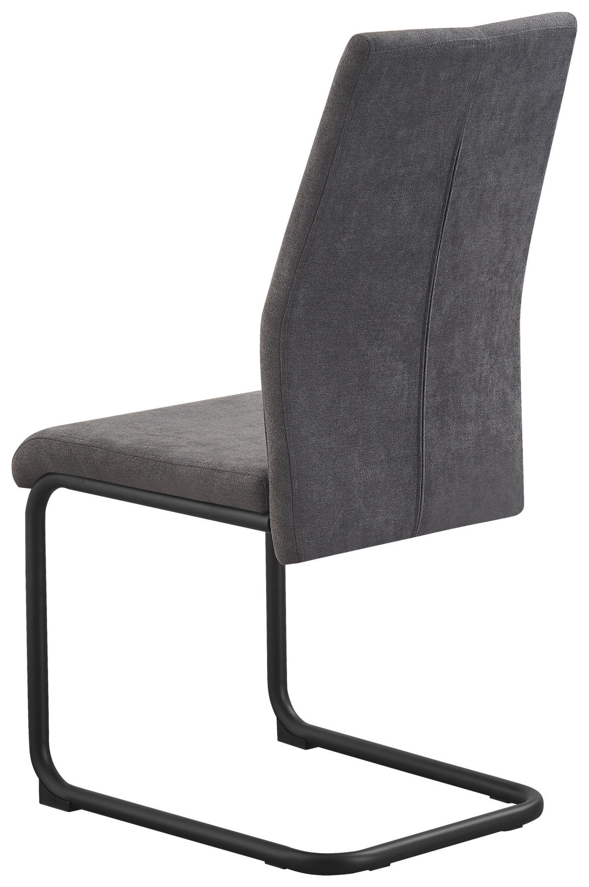Schwingstuhl Noemi grau Microfaser B/H/T: ca. 44x96x57 cm Noemi - schwarz/grau (44,00/96,00/57,00cm)