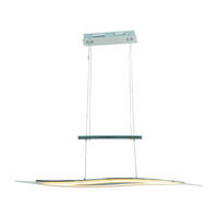 Näve Leuchten LED Pendelleuchte NV7047642 Wave - klar/Chrom (80,00cm) - Näve Leuchten