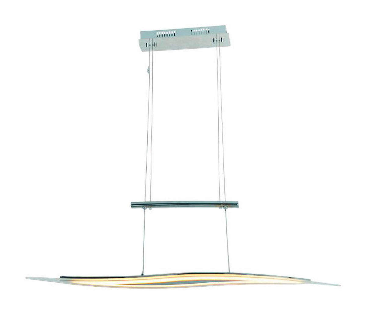 Näve Leuchten LED Pendelleuchte NV7047642 Wave - klar/Chrom (80,00cm) - Näve Leuchten