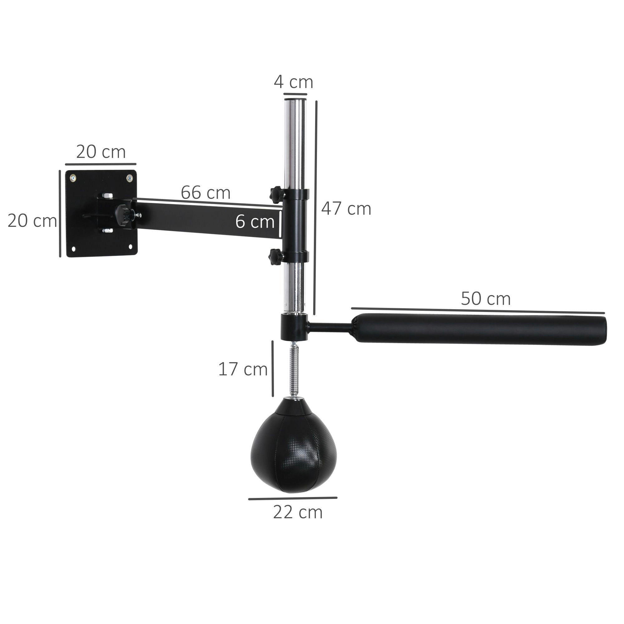 HOMCOM Fitness-Zubehör schwarz Edelstahl B/H/L: ca. 72x79x20 cm Reflexbarren-Trainer - schwarz (20,00/72,00/79,00cm) - HOMCOM
