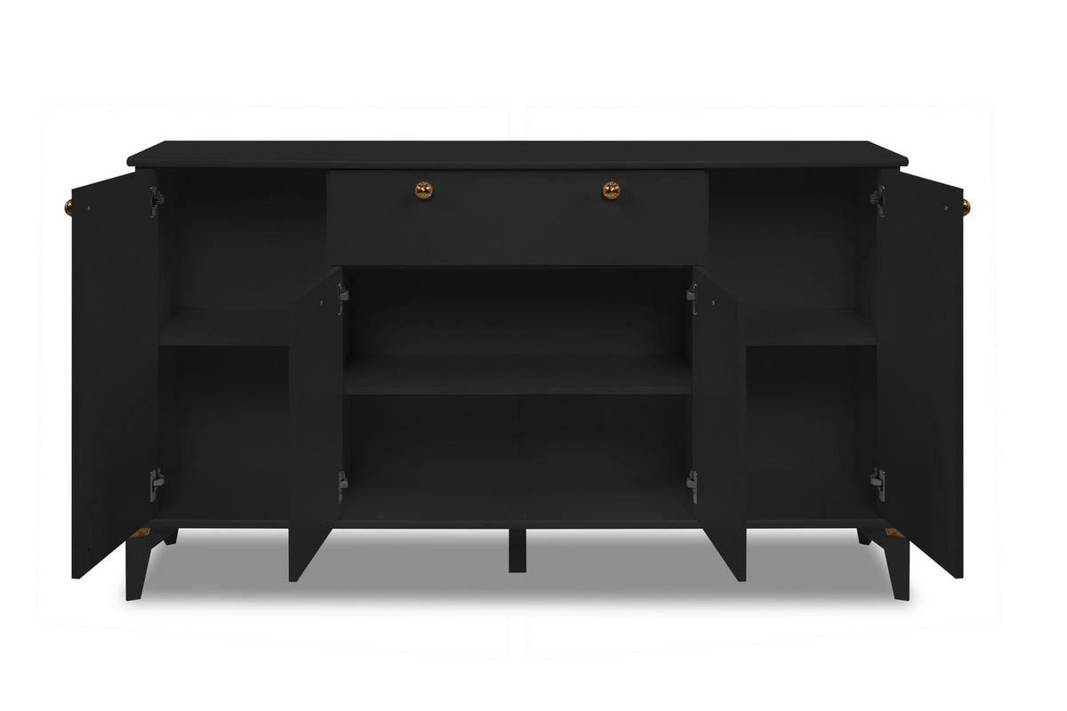 Sideboard Izmir Izmir Izmir Izmir Izmir Izmir anthrazit B/H/T: ca. 158x90x36 cm Izmir Izmir Izmir Izmir Izmir Izmir - anthrazit (158,00/90,00/36,00cm)