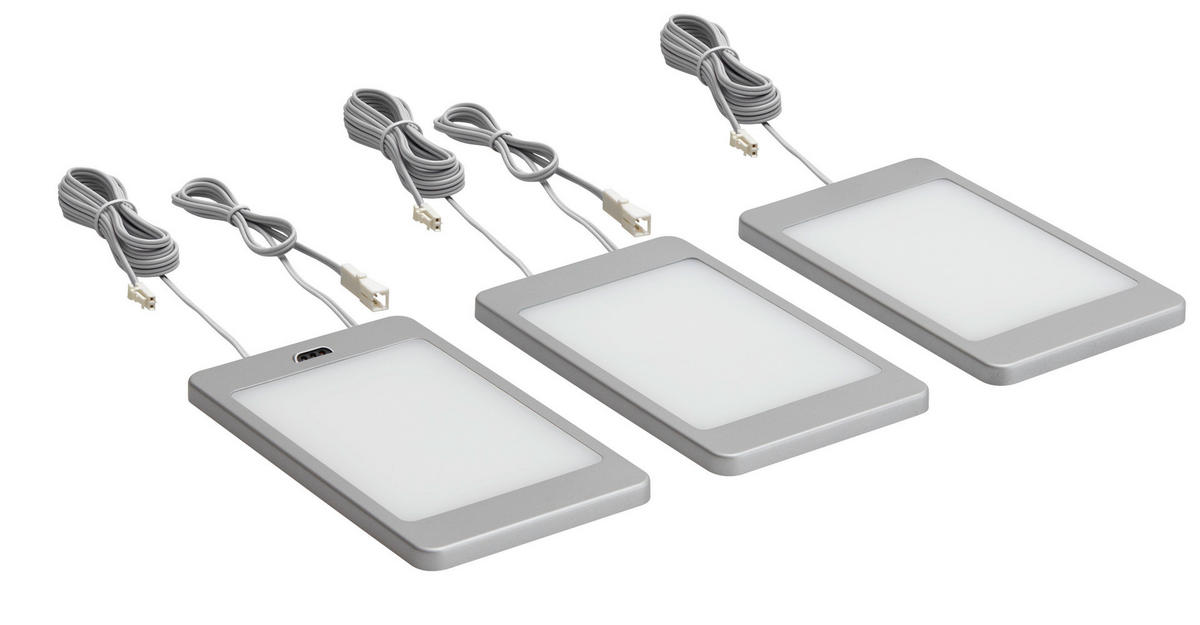 HÖLSCHER LED-Leuchten Panel Metall B/H/T: ca. 19,5x1,25x11,2 cm Panel - weiß (19,50/1,25/11,20cm) - Hölscher