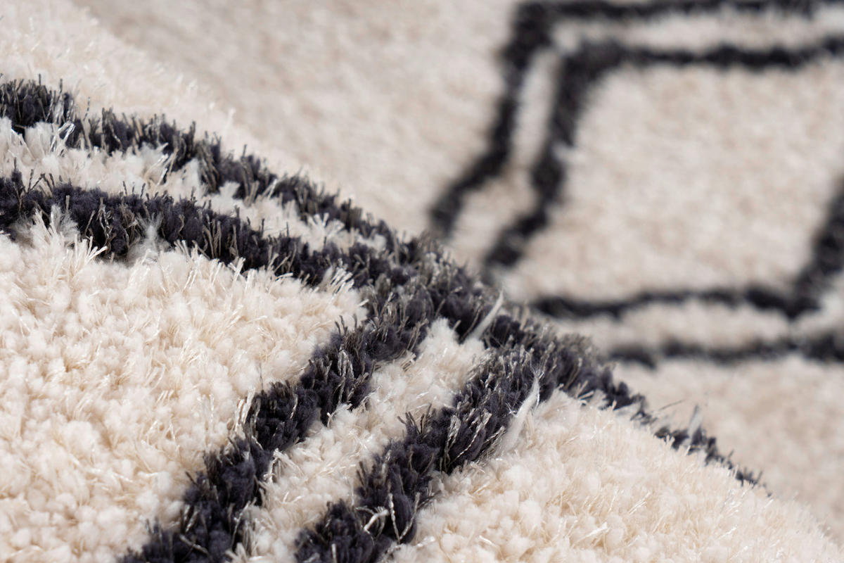 360Living Teppich elfenbein B/L: ca. 80x150 cm Teppich_Orlando 100 80 x 150cm - elfenbein (80,00/150,00cm) - 360Living