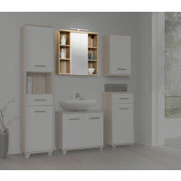 Spiegelschrank  Eiche Sonoma Nachbildung B/H/T: ca. 68,6x68,1x20 cm Veris_Spiegelschrank VERH11NB-Q34 - Eiche (68,60/68,10/20,00cm)