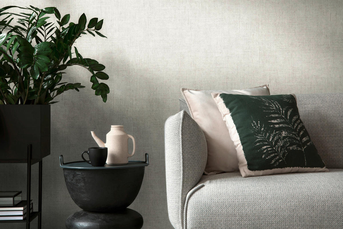 A.S.Creation Vliestapete grau B/H/D: ca. 53x1005x8,5 cm Vliestapete - grau (8,50/1005,00cm) - A.S.Creation