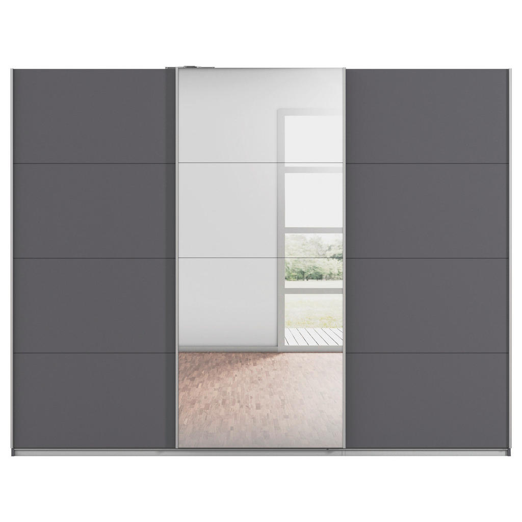 Thumbnail - Kleiderschrank Kulmbach grau B/H/T: ca. 271x210x62 cm