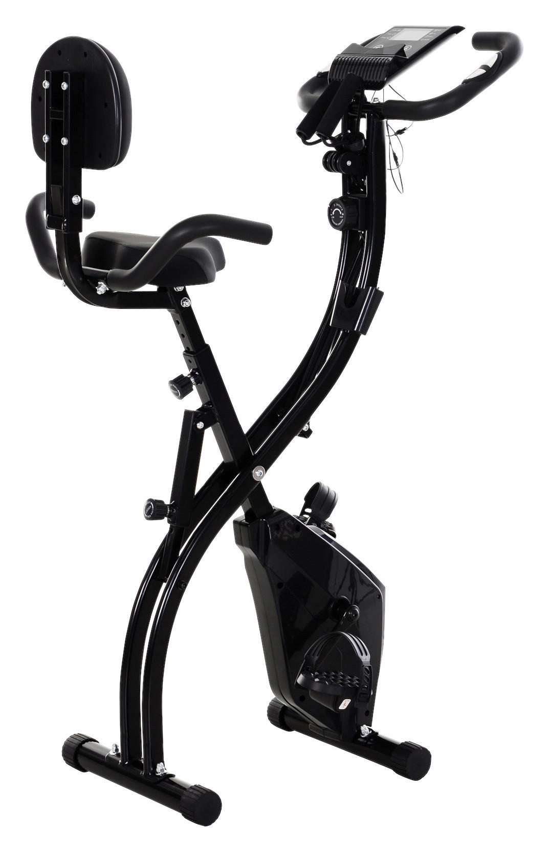 HOMCOM Fahrradtrainer schwarz Stahl Fahrradtrainer - schwarz - HOMCOM