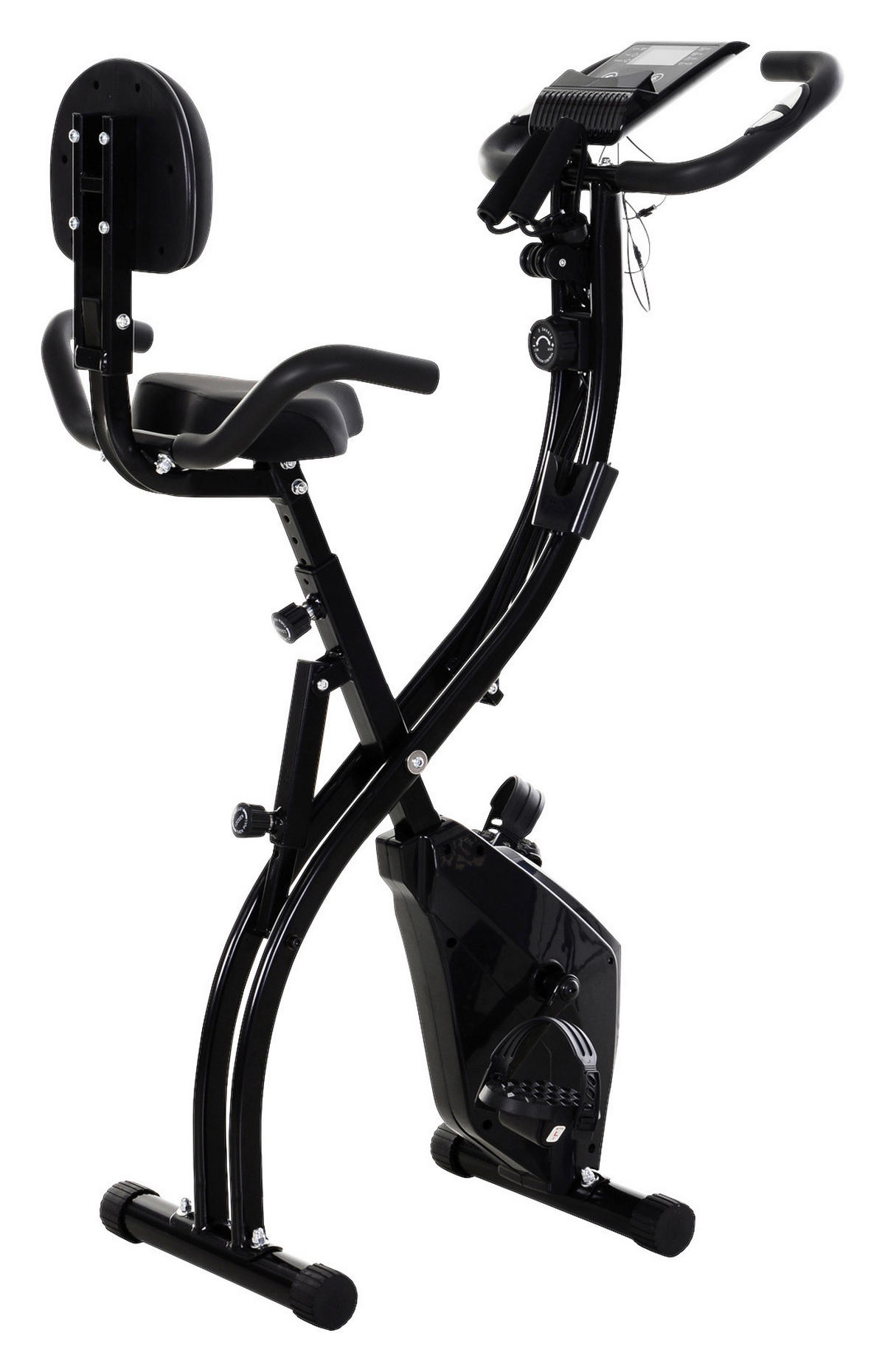 HOMCOM Fahrradtrainer schwarz Stahl Fahrradtrainer - schwarz - HOMCOM