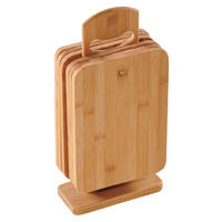 Kesper Brettchenständer natur Bambus B/H/L: ca. 7x29,5x7 cm Brettchenständer - natur (7,00/7,00/29,50cm) - Kesper