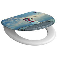 WC-Sitz LIGHTHOUSE Duroplast B/H/T: ca. 37,3x5,5x44,8 cm LIGHTHOUSE - (37,30/5,50/44,80cm) - SCHÜTTE