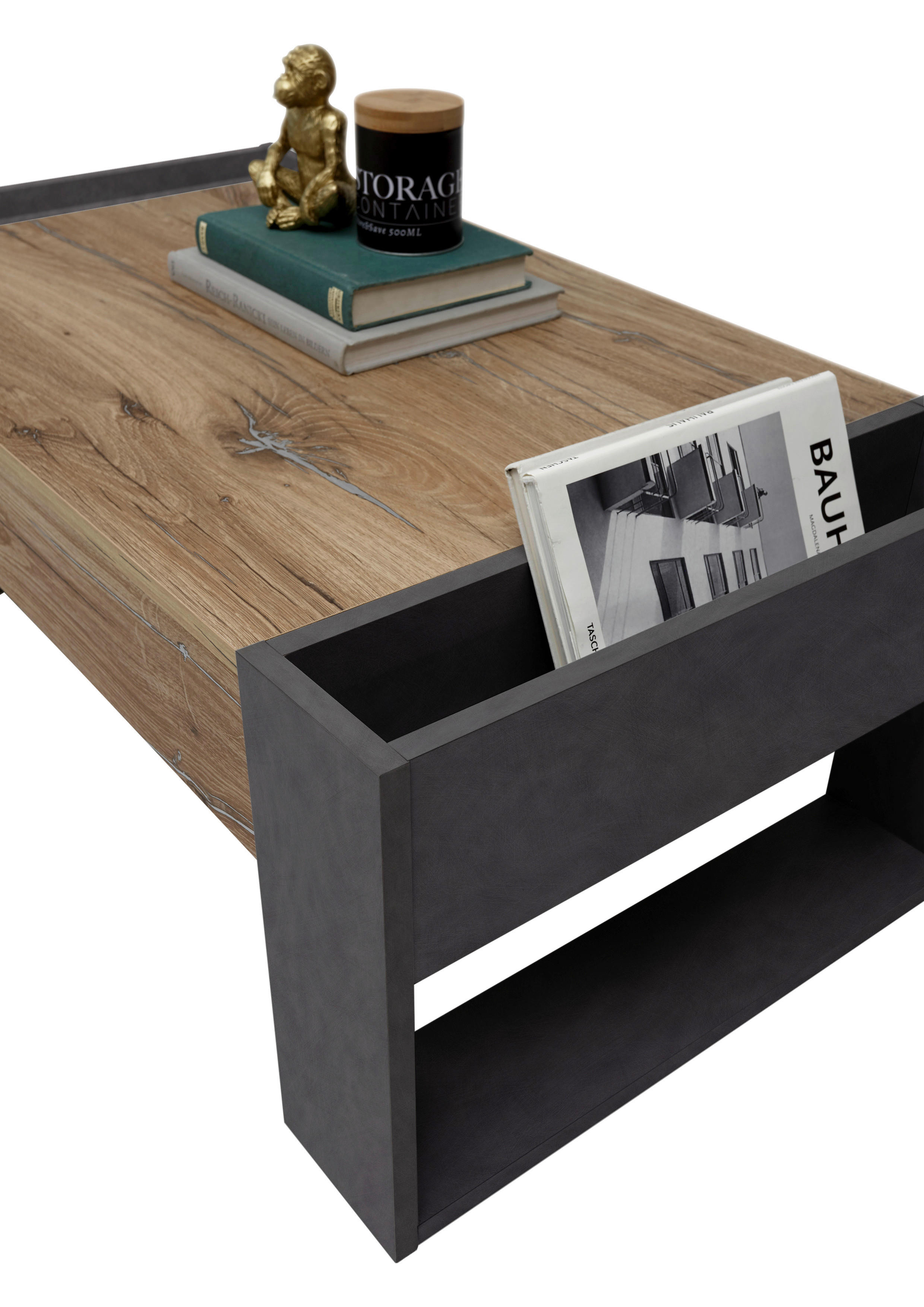 Couchtisch Eiche Flagstaff Nachbildung Matera Nachbildung B/H/T: ca. 110x41x60 cm Lilo_83-137-AG_Couchtisch - Eiche (110,00/41,00/60,00cm)