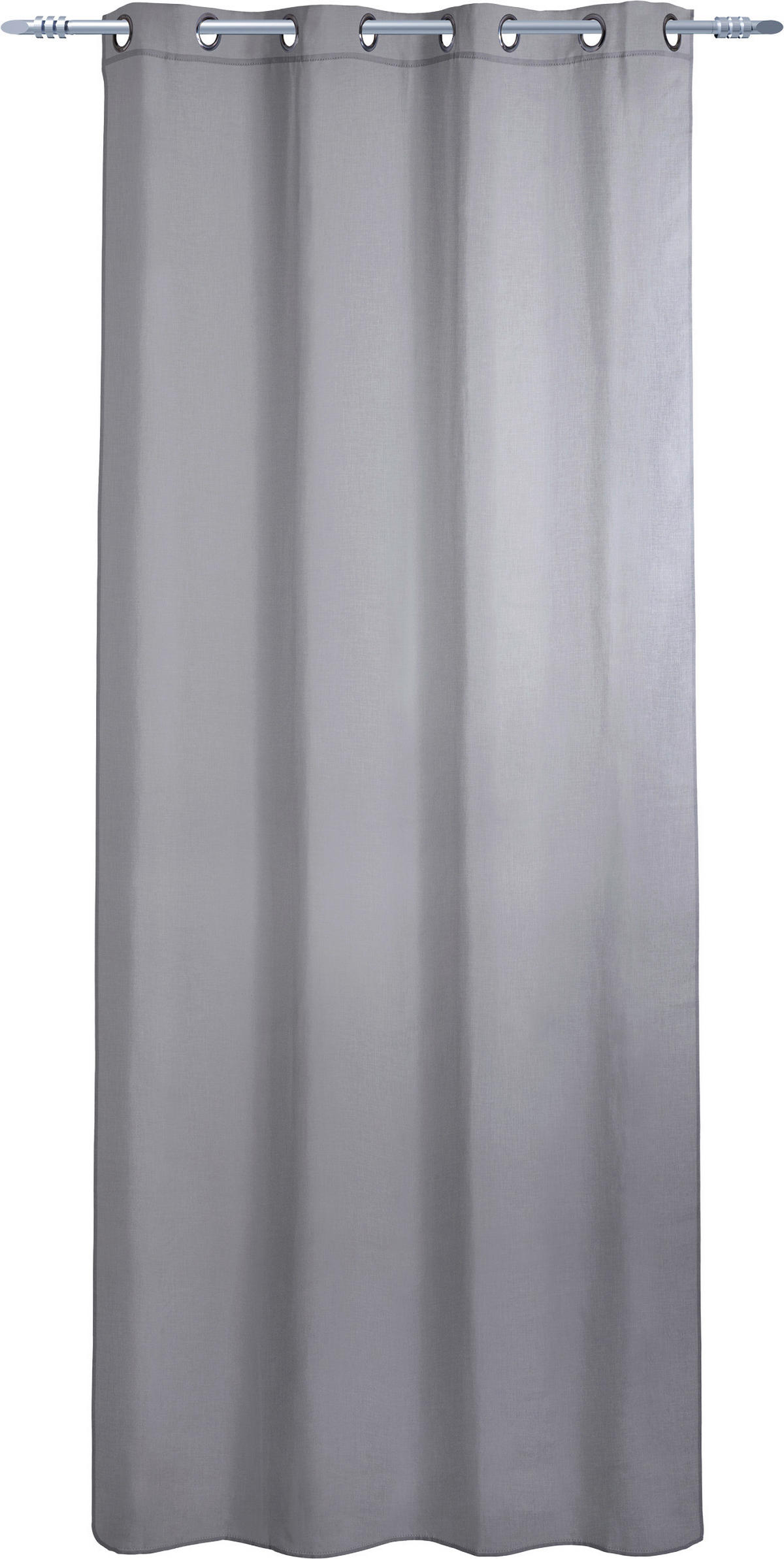 Ösenvorhang Joel silber B/L: ca. 140x245 cm Joel - silber (140,00/245,00cm) - POCOline