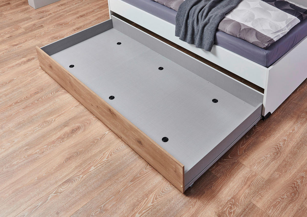 Oak Eiche Viking Nachbildung B/H/T: ca. 93x27x199 cm Norderney_Ausziehliege_für_Bett 299 - Oak (93,00/27,00/199,00cm)