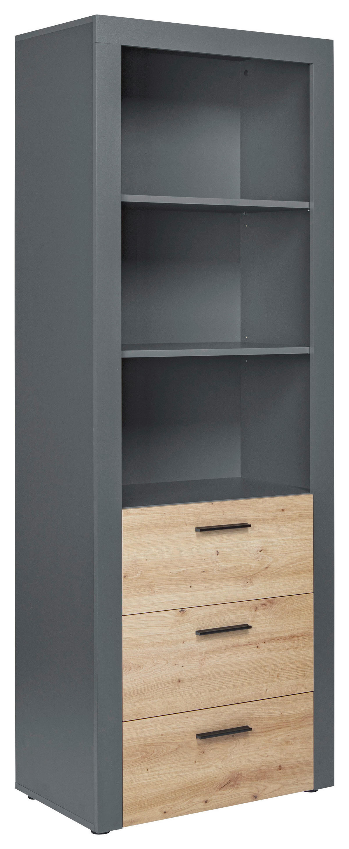 Regal Cobeto Eiche Artisan Nachbildung B/H/T: ca. 68,6x190x41,6 cm Cobeto - Eiche (68,60/190,00/41,60cm) - Inter Link
