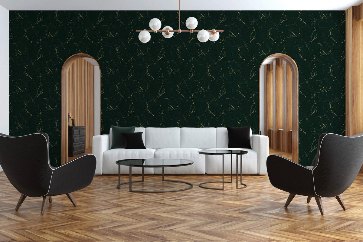 A.S.Creation Vliestapete gold B/H/D: ca. 53x1005x7,4 cm Vliestapete - gold (7,40/1005,00cm) - A.S.Creation