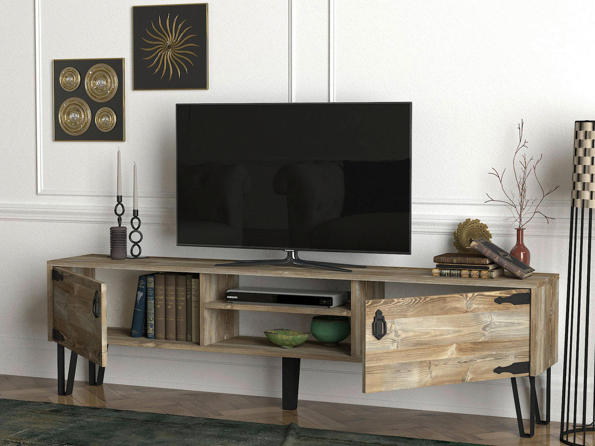 TV-Lowboard Costa Eiche Nachbildung B/H/T: ca. 180x49x29,5 cm Costa - Eiche (180,00/49,00/29,50cm) - moebel17
