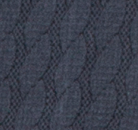 Stuhlhusse Stuhlhusse_Stretch_Zopf 40x45x65 - anthrazit (40,00/45,00/65,00cm) - Home Edition