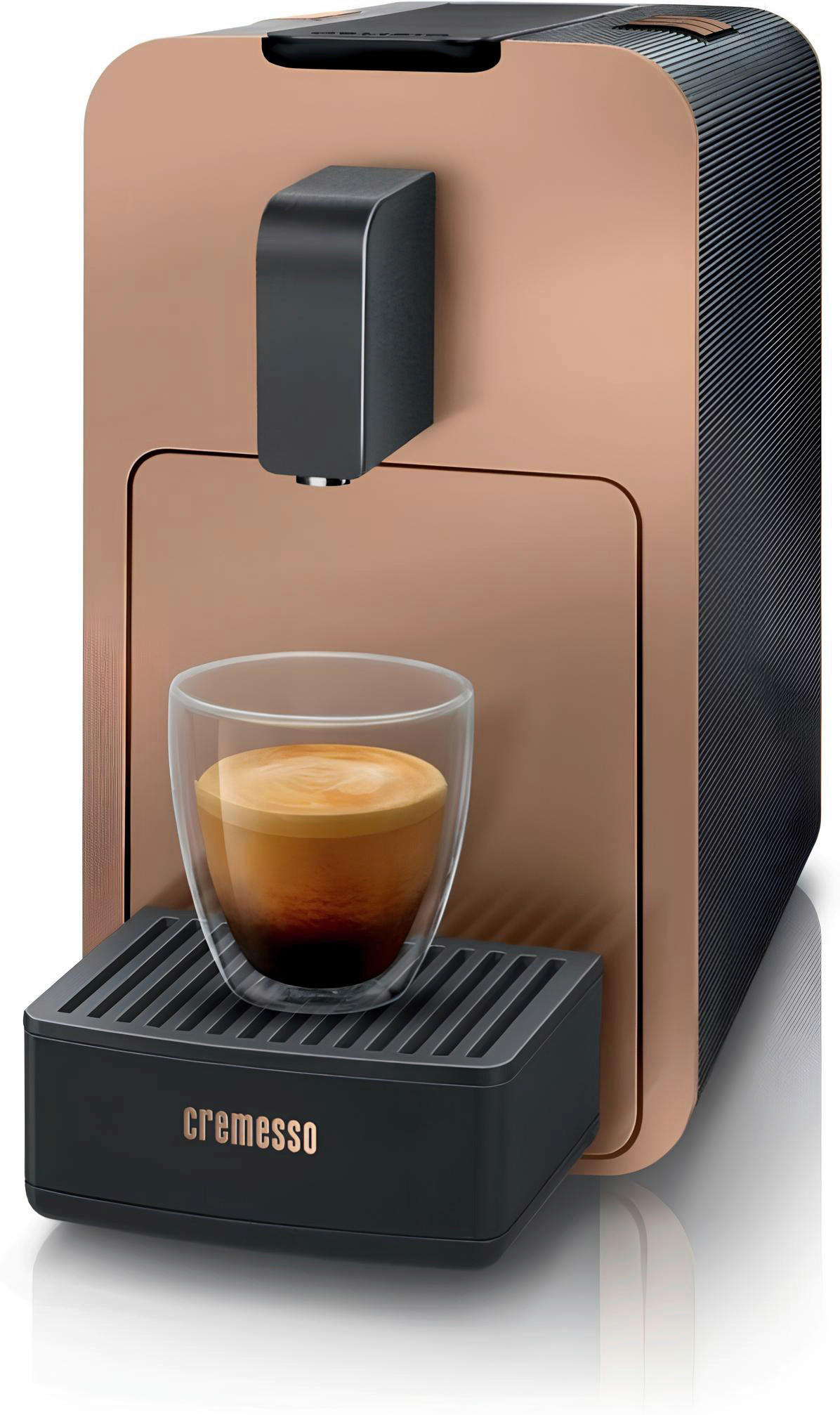 Cremesso Kapselmaschine schwarz H/L: ca. 37x27 cm Viva Elegante - schwarz (27,00cm) - Cremesso