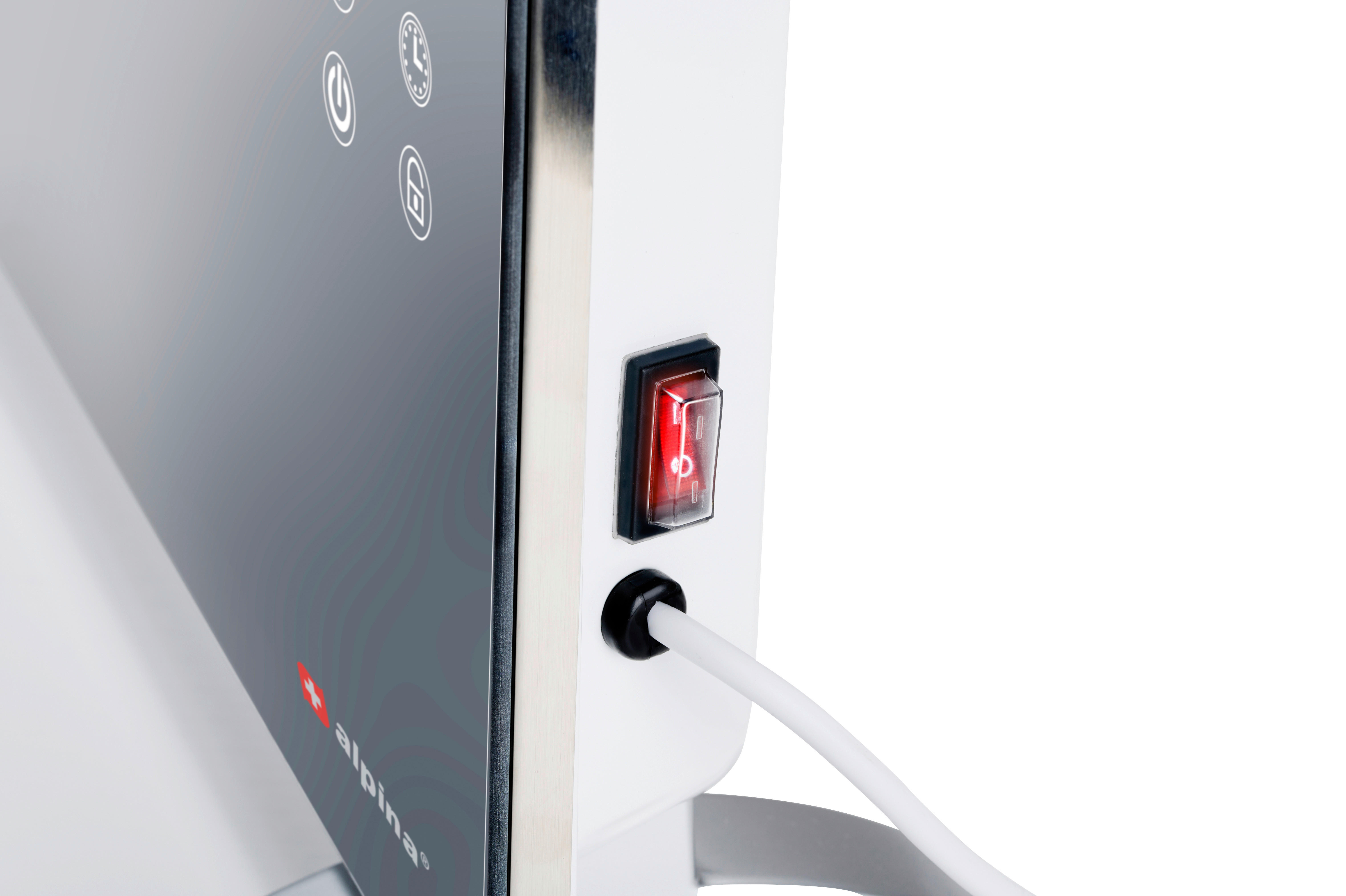 Thumbnail - Konvektor schwarz B/H/L: ca. 13x47x96,5 cm ca. 1000 W