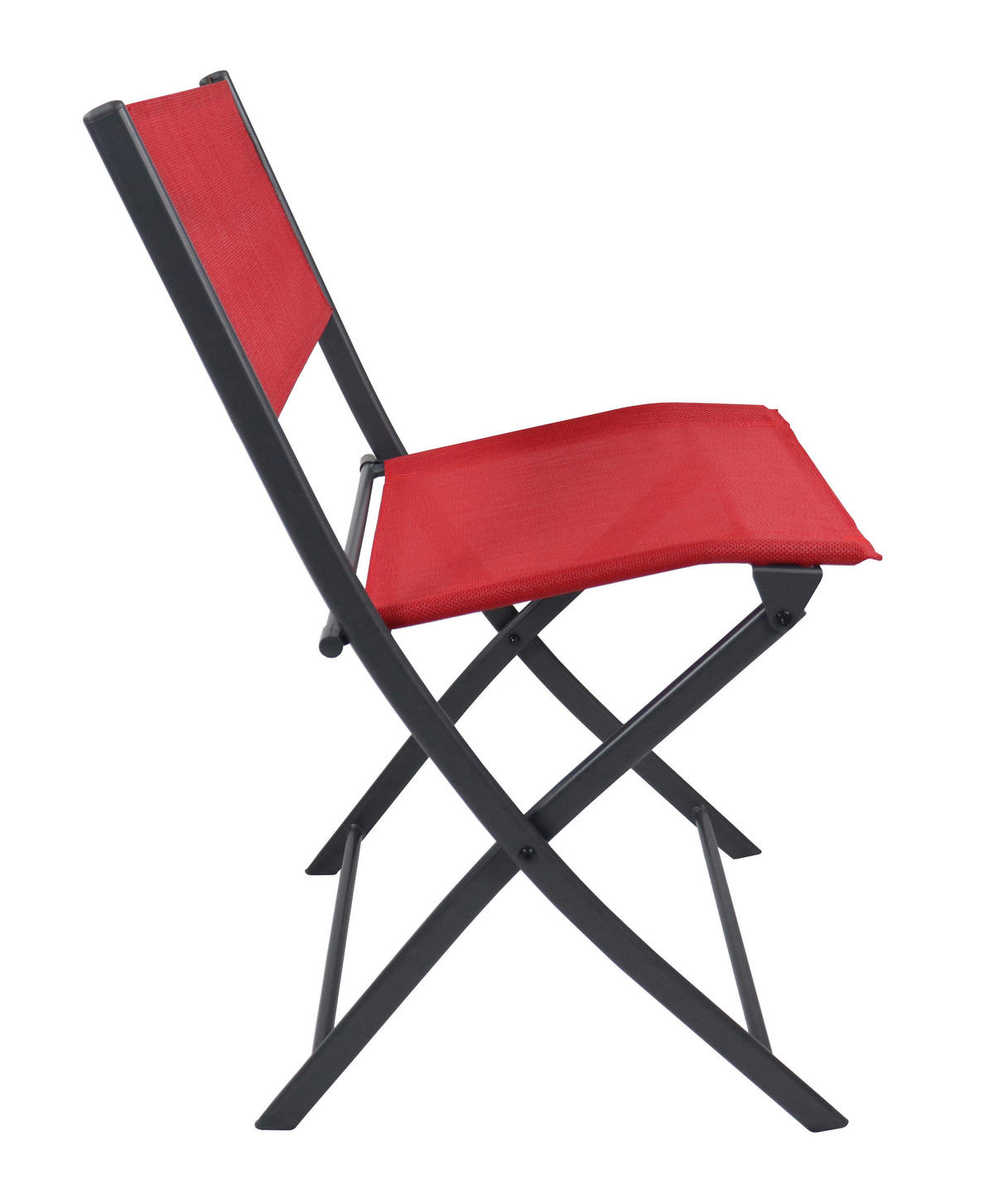VCM Gartenstuhl 6er Set Sumila rot Metall B/H/L: ca. 45x79x46 cm Sumila - rot (46,00/45,00/79,00cm) - VCM
