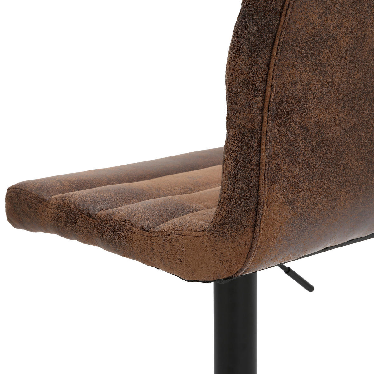 Barhocker PHIL Polyester B/H/T: ca. 42x100x51 cm PHIL - braun/schwarz (42,00/100,00/51,00cm) - byLIVING