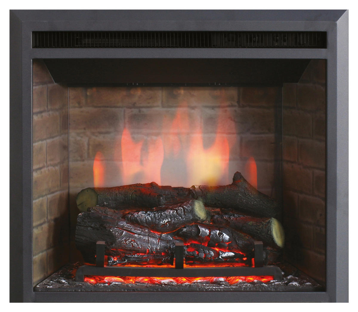 Balderia Einbaukamin Calida schwarz MDF B/H/T: ca. 54,5x63x22,3 cm Elekt.-Kamin Calida 23" EF42C - schwarz (54,50/63,00/22,30cm) - Balderia