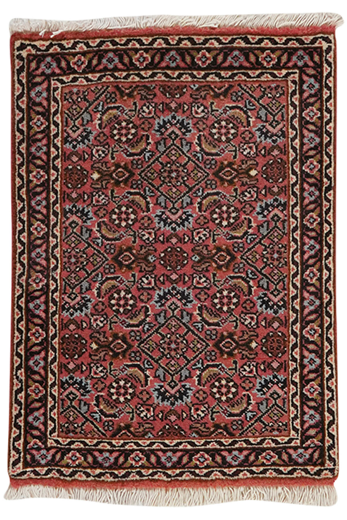 PersaTepp Teppich Bidjar Zandjan rot B/H/L: ca. 43x2x61 cm Bidjar Zandjan - blau/rot (61,00/43,00/2,00cm) - PersaTepp