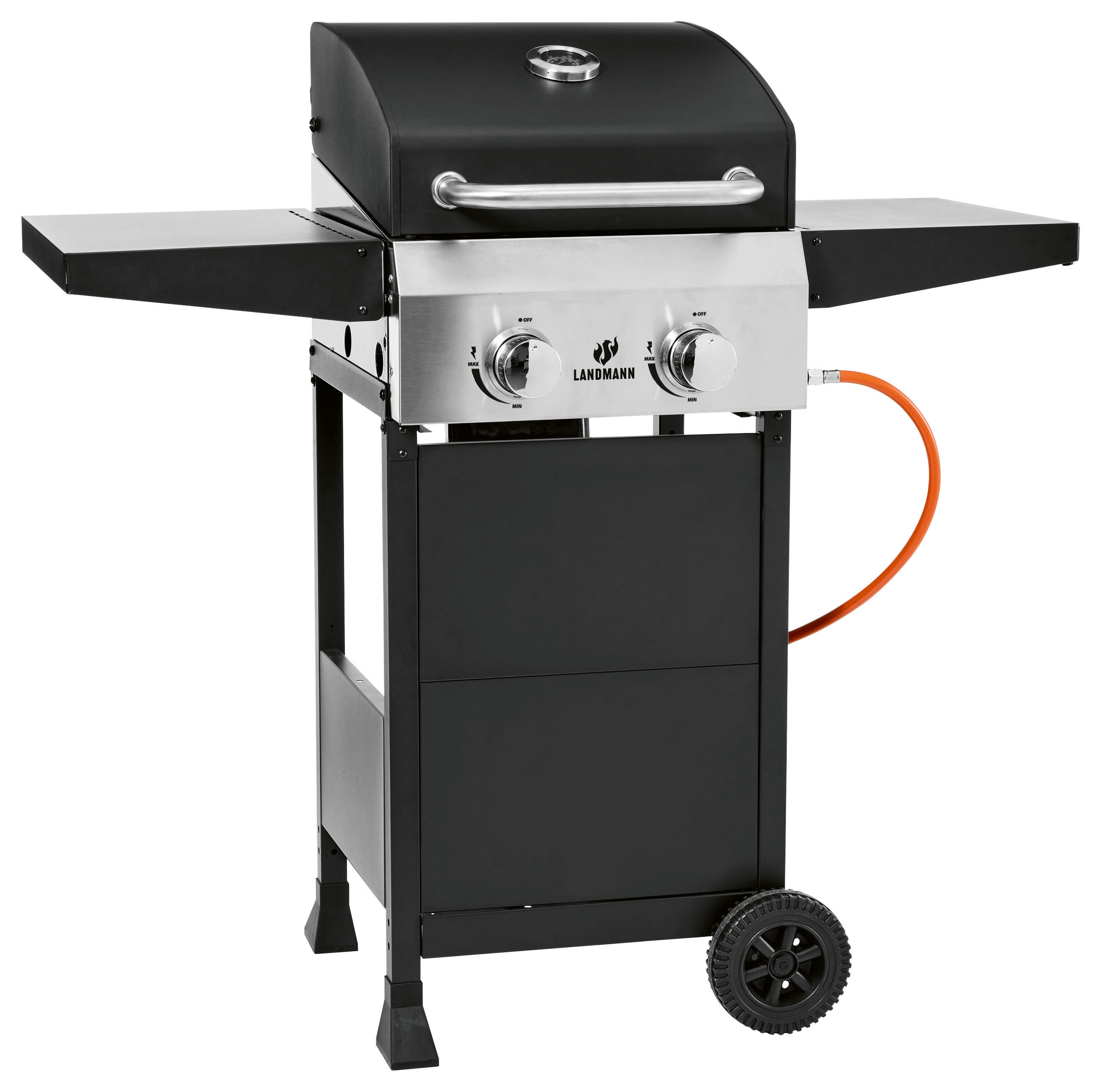 Landmann Gasgrill 2.0 Stahl B/H/L: ca. 55x104x104 cm 2.0 - schwarz (104,00/55,00/104,00cm) - Landmann