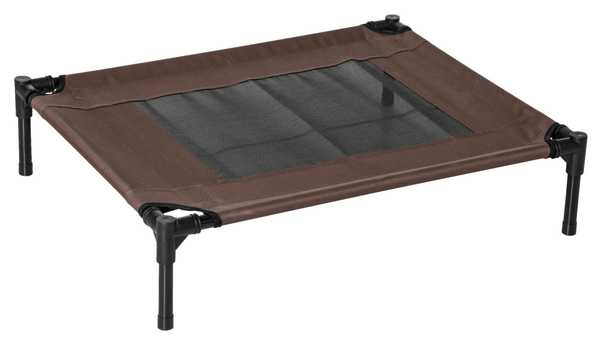 PawHut Hunde-Zubehör braun Polypropylen B/H/L: ca. 61x76x18 cm Hundebett - braun (18,00/61,00/76,00cm) - PawHut