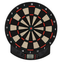 HOMCOM elektrische Dartscheibe B/H/T: ca. 39,5x44x2,2 cm Dartscheibe_elektronisch - schwarz (39,50/44,00/2,20cm) - HOMCOM
