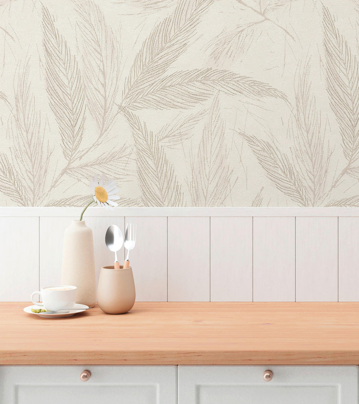 A.S.Création Vliestapete creme beige grau B/H/D: ca. 53x1005x9,3 cm Vliestapete - beige/creme (9,30/1005,00cm) - A.S.Creation