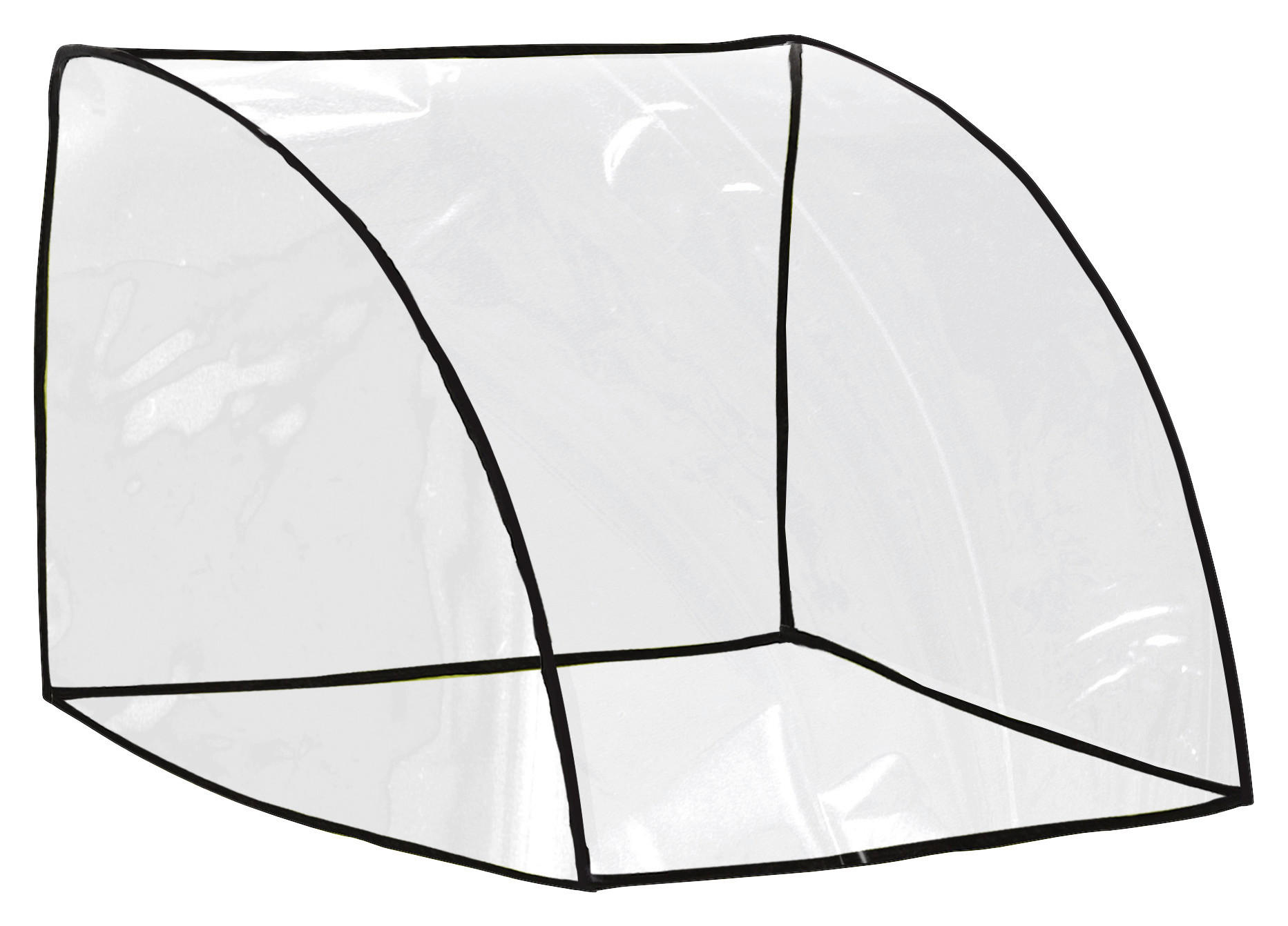 PawHut Regenschutz für Fahrradanhänger transparent transparent Regenschutz 5664-0036cover - transparent - PawHut