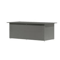 Karibu Metallbox Kailua 3 grau Metall B/H/T: ca. 181x71x79 cm Kailua 3 - grau (181,00/71,00/79,00cm) - Karibu