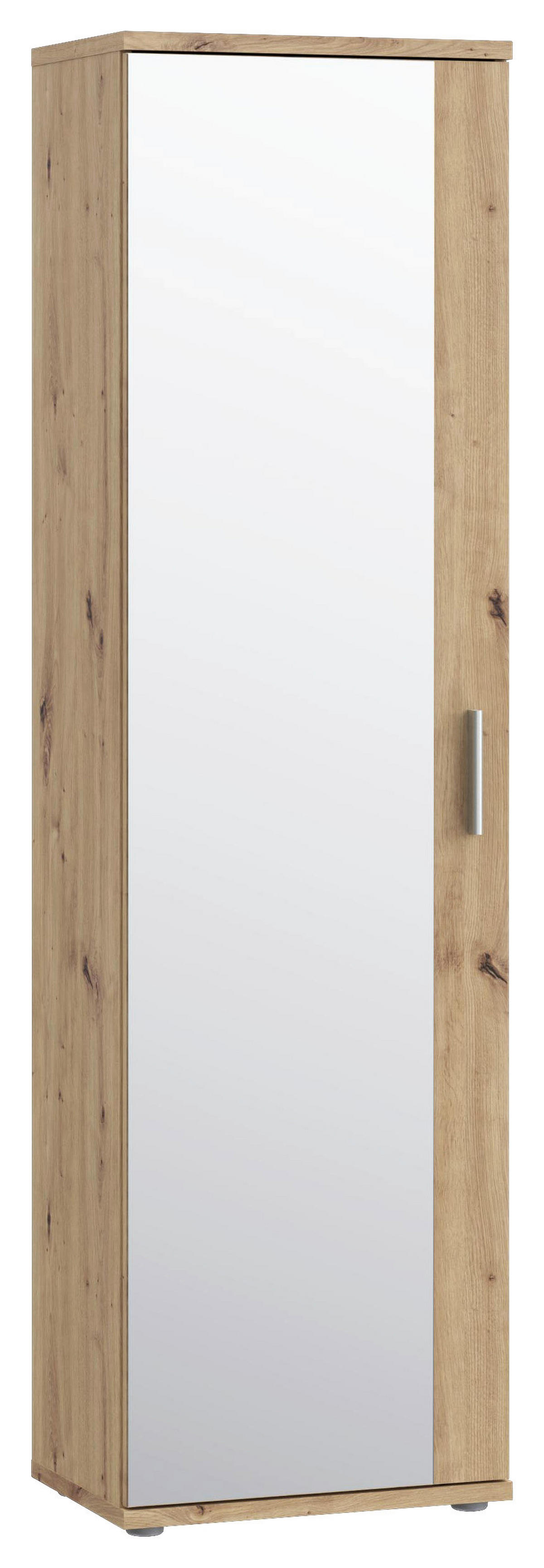 Mehrzweckschrank  Eiche Artisan Nachbildung B/H/T: ca. 50x179x35 cm Net_Mehrzweckschrank MS162-D78 - Eiche (50,00/179,00/35,00cm)