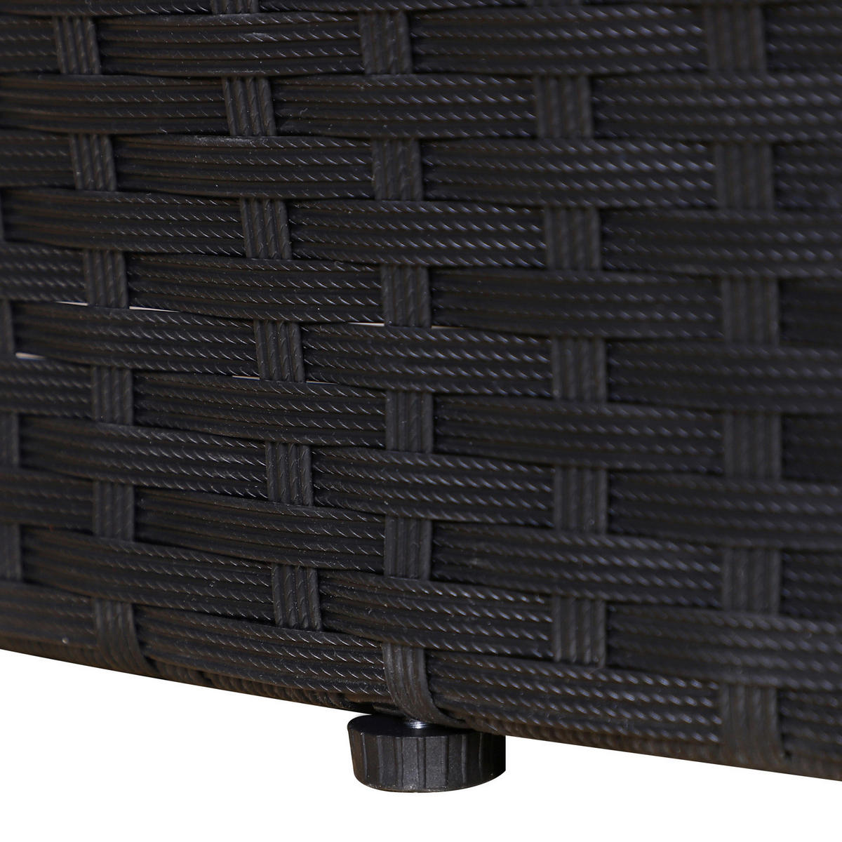 Outsunny Sonneninsel schwarz Polyrattan B/H/T: ca. 175x147x180 cm Polyrattan_Sonneninsel - creme/schwarz (175,00/147,00/180,00cm) - Outsunny