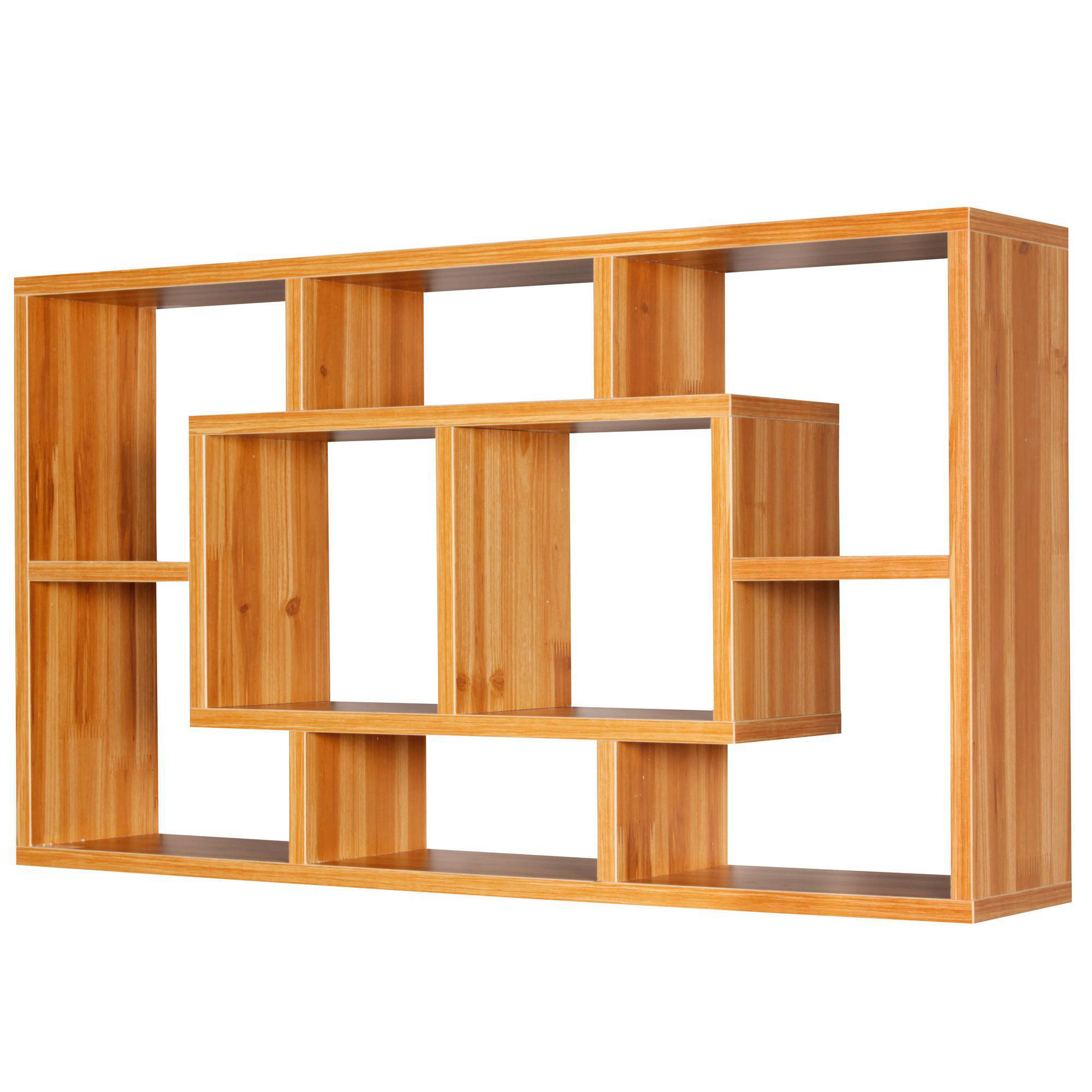 Wandregal buche lackiert Nachbildung B/H/T: ca. 85x47,5x16 cm Wandregal - buche (85,00/47,50/16,00cm) - Wohnling