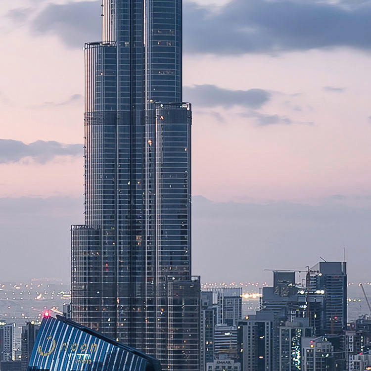 Komar Fototapete Lights of Dubai B/L: ca. 450x280 cm Lights of Dubai - (450,00/280,00cm) - Komar