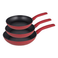 MICHELINO Pfannenset Nora rot Aluminium Nora - rot - MICHELINO