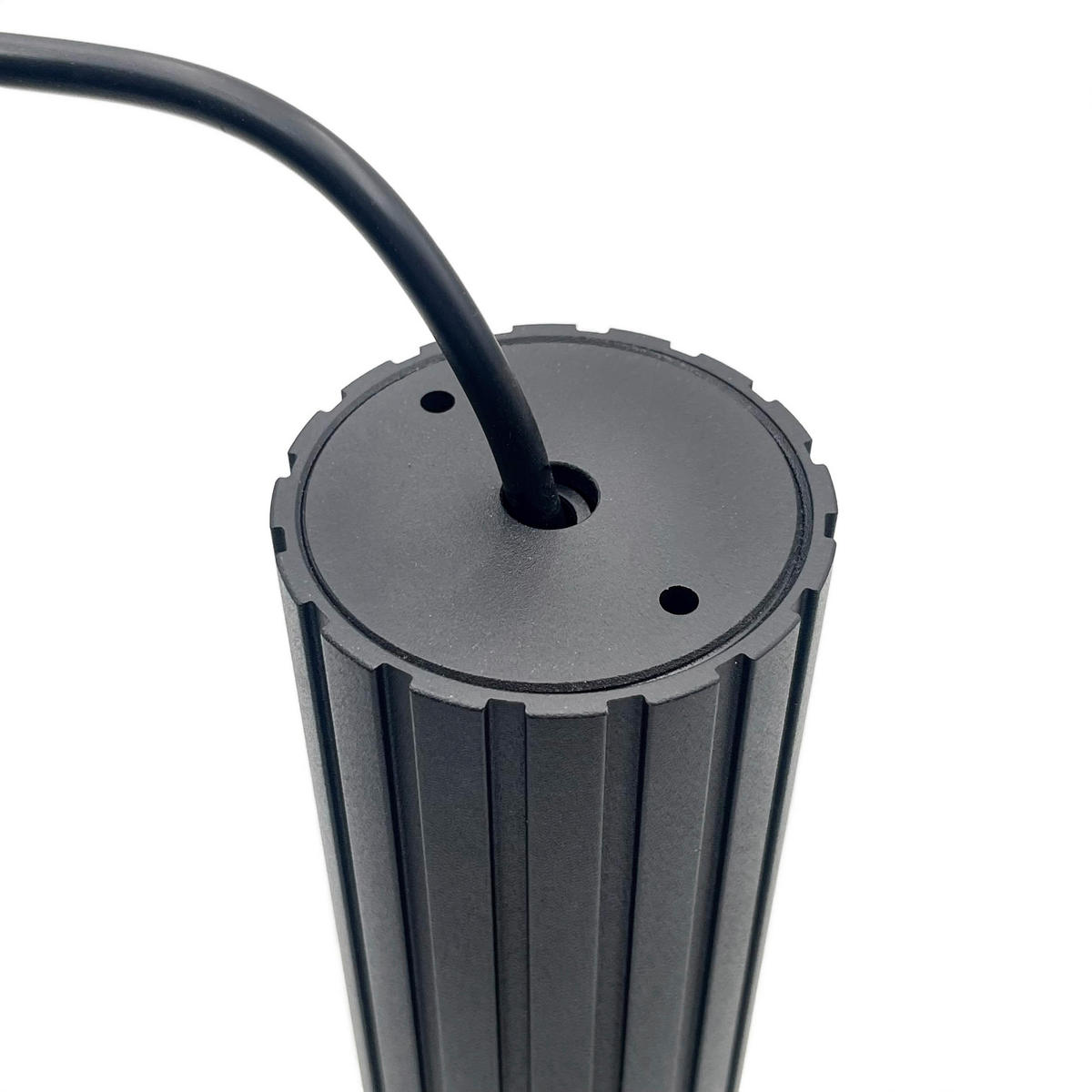 Lamkur Strahler schwarz Stahl B/H/L: ca. 6,5x118x6,5 cm 1 Brennstellen Prisma - schwarz (6,50/6,50/118,00cm) - Lamkur