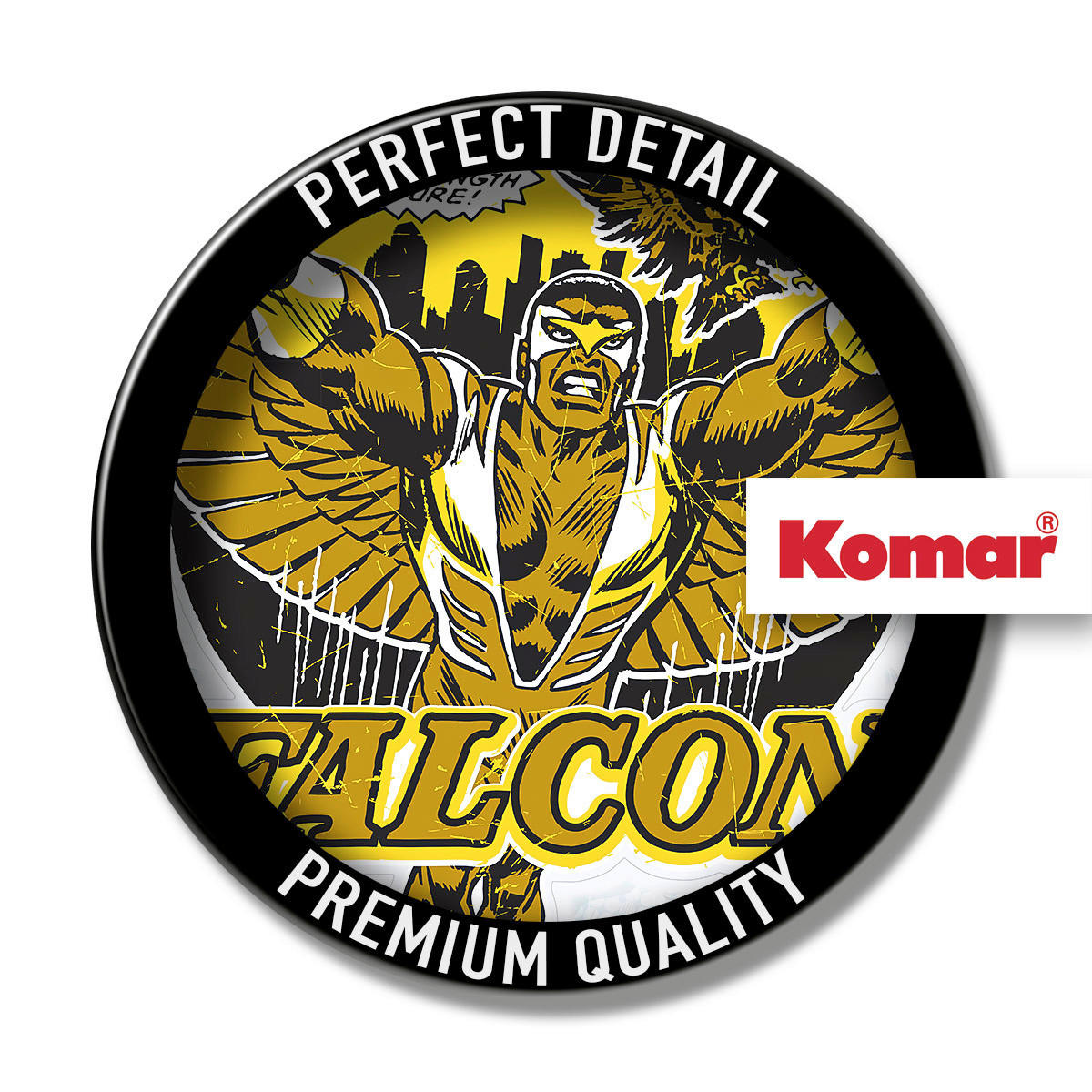 Komar Wandtattoo Falcon Gold Comic Classic  Falcon Gold Comic Classic Falcon Gold Comic Classic - Komar