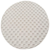 Ayyildiz Kurzflorteppich HELIX creme B/H/L: ca. 200x0,7x200 cm HELIX - creme (200,00/200,00/0,70cm) - Ayyildiz