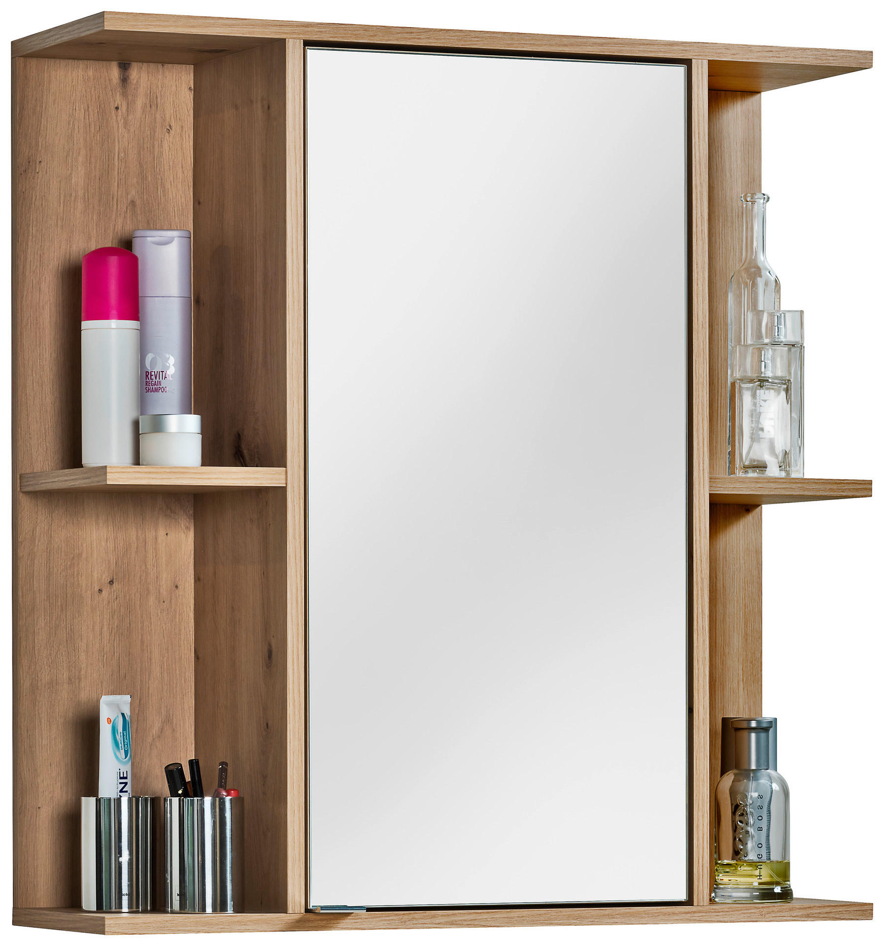 Thumbnail - Spiegelschrank Bergen Eiche Artisan Nachbildung B/H/T: ca. 70x74x23 cm