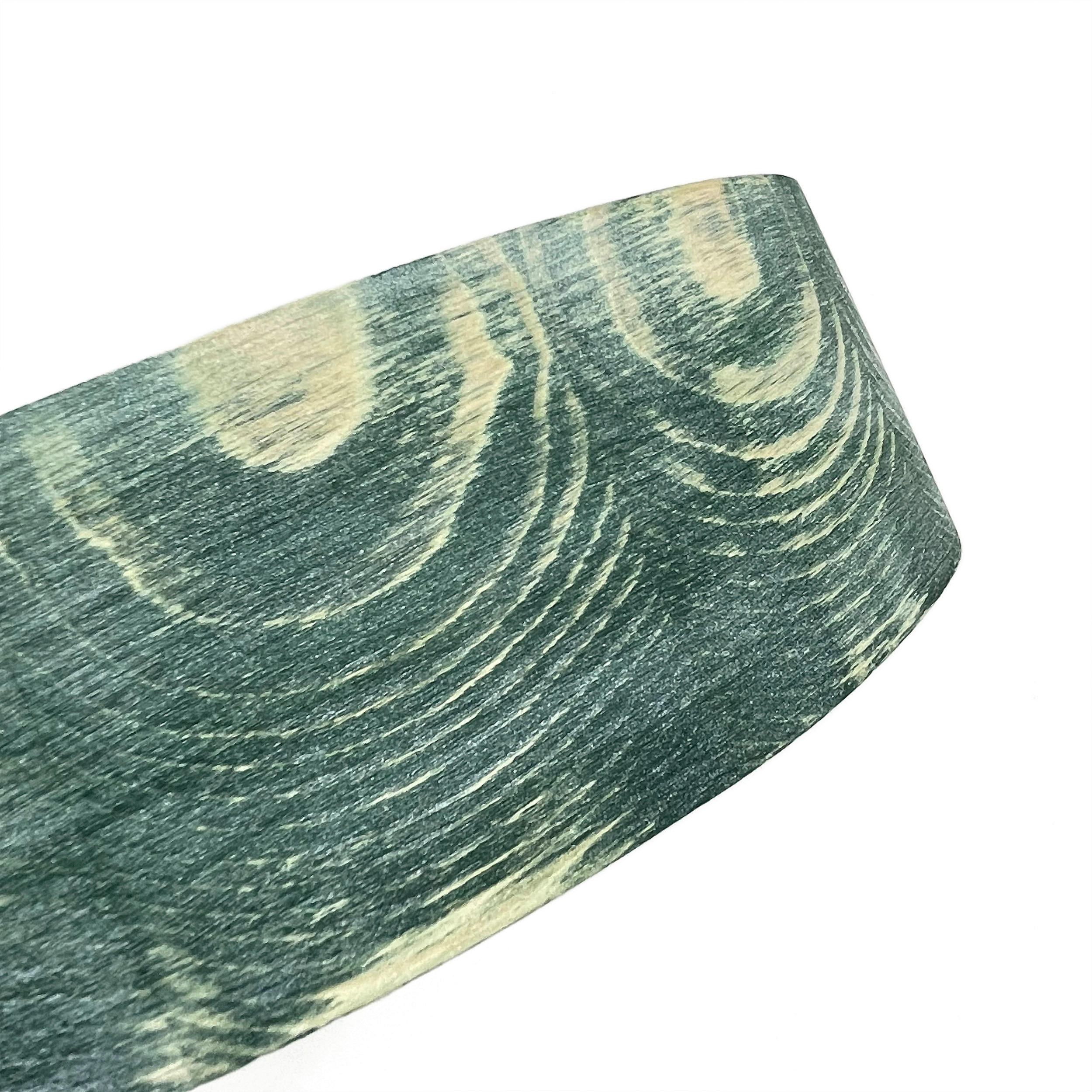 Thumbnail - Lamkur Deckenleuchte grün hellbraun Holz Glas B/H/L: ca. 28x28x10 cm 1 Brennstellen