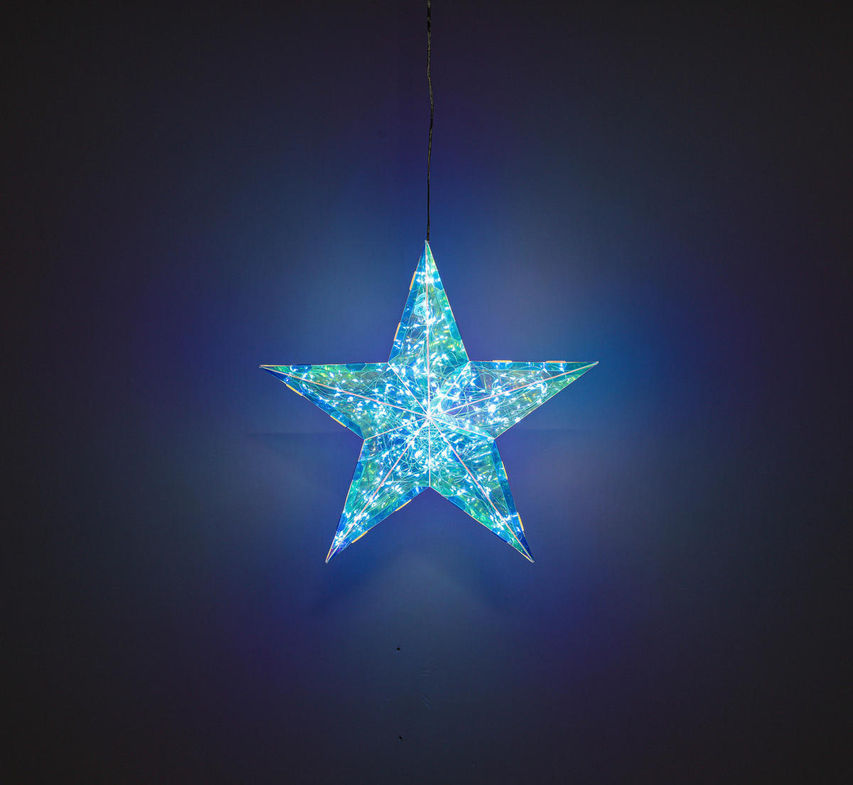 Nolo Dekoleuchte transparent B/H/L: ca. 30x10x30 cm LED-Dekoleuchte_Star - transparent (30,00/30,00/10,00cm) - Nolo