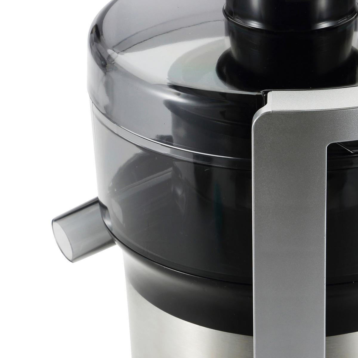 MASTERPRO Entsafter silber Edelstahl Kunststoff B/H/T: ca. 22x34,2x22,4 cm ca. 0,3 l Foodies BGMP-9001 - schwarz/silber (22,00/34,20/22,40cm) - MASTERPRO