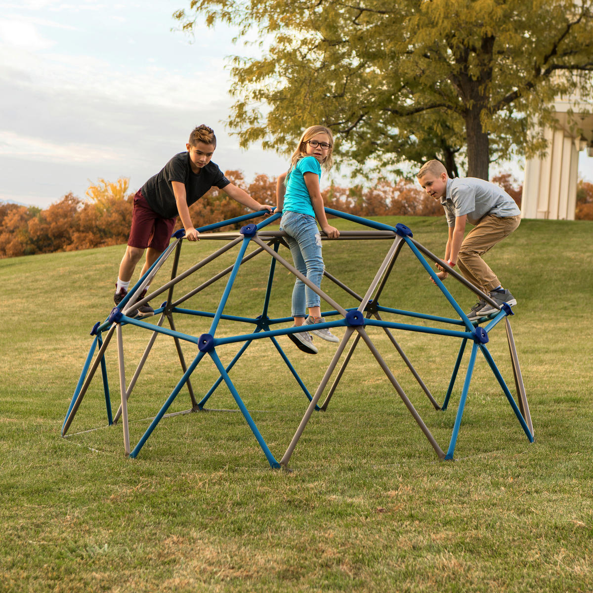Lifetime Kletterkugel Geodome braun H/L: ca. 137x274 cm Geodome - braun (274,00cm) - Lifetime
