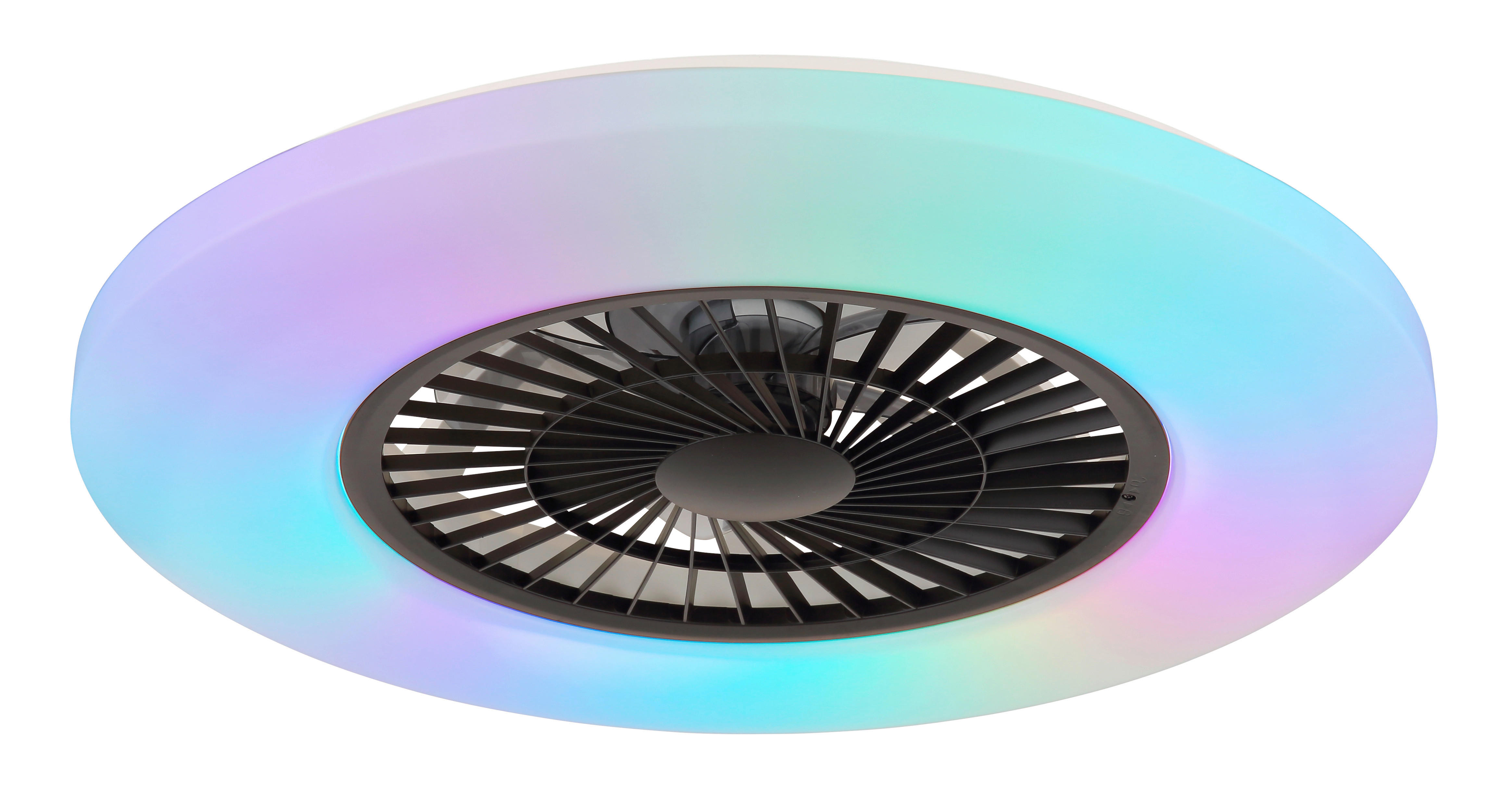 GLOBO LED-Deckenventilator Opal weiß H/D: ca. 15,4x59,5 cm max. 40 W ALVA - weiß/Opal (59,50/15,40cm) - GLOBO