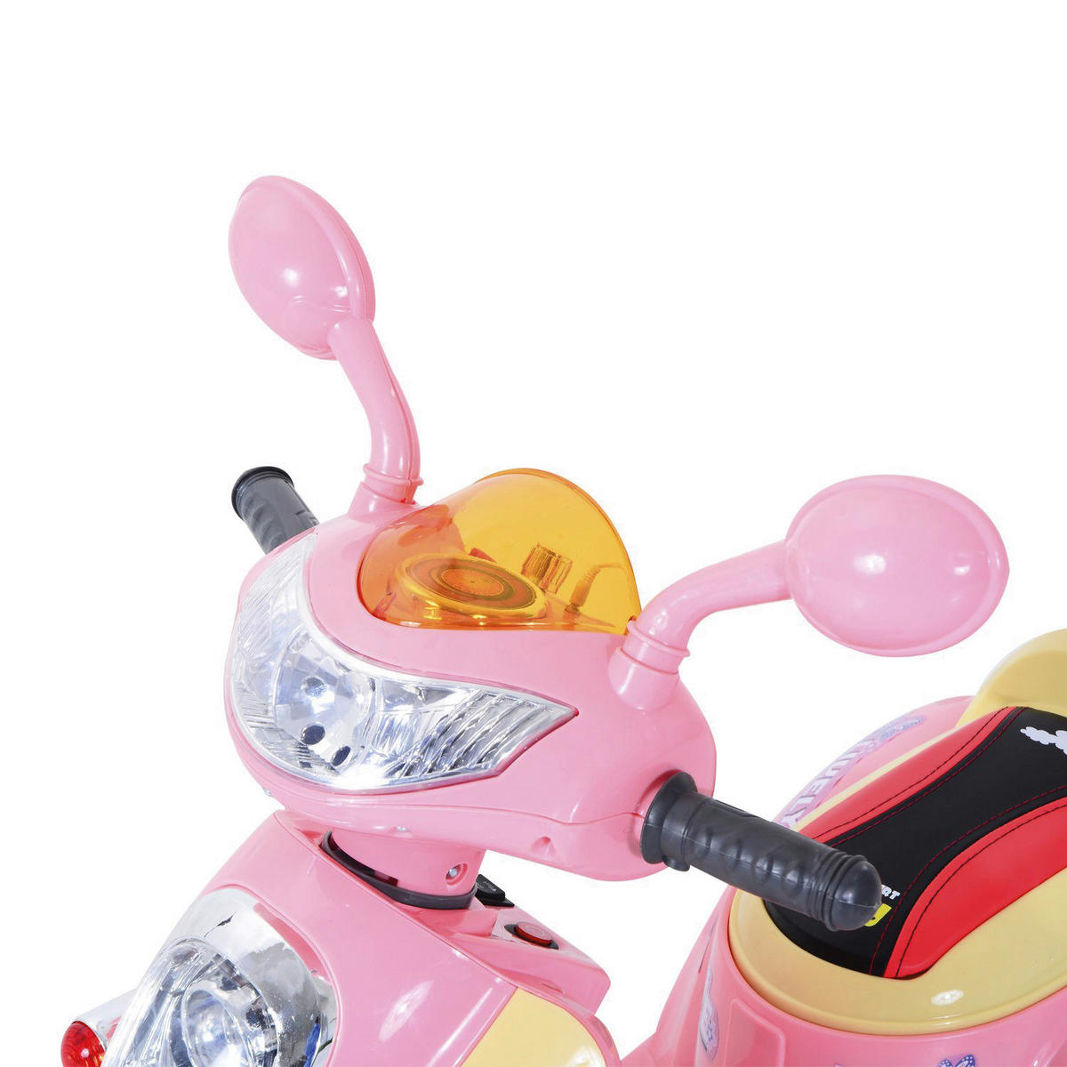 HOMCOM Kinderroller rosa B/H/L: ca. 51x75x108 cm Kinderelektroroller - rosa (108,00/51,00/75,00cm) - HOMCOM