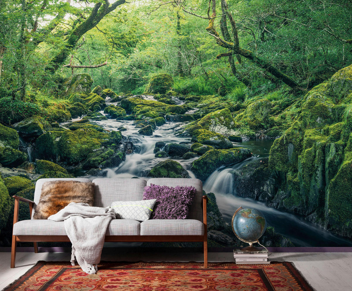 Komar Fototapete Green Tales B/L: ca. 400x250 cm Green Tales - (400,00/250,00cm) - Komar