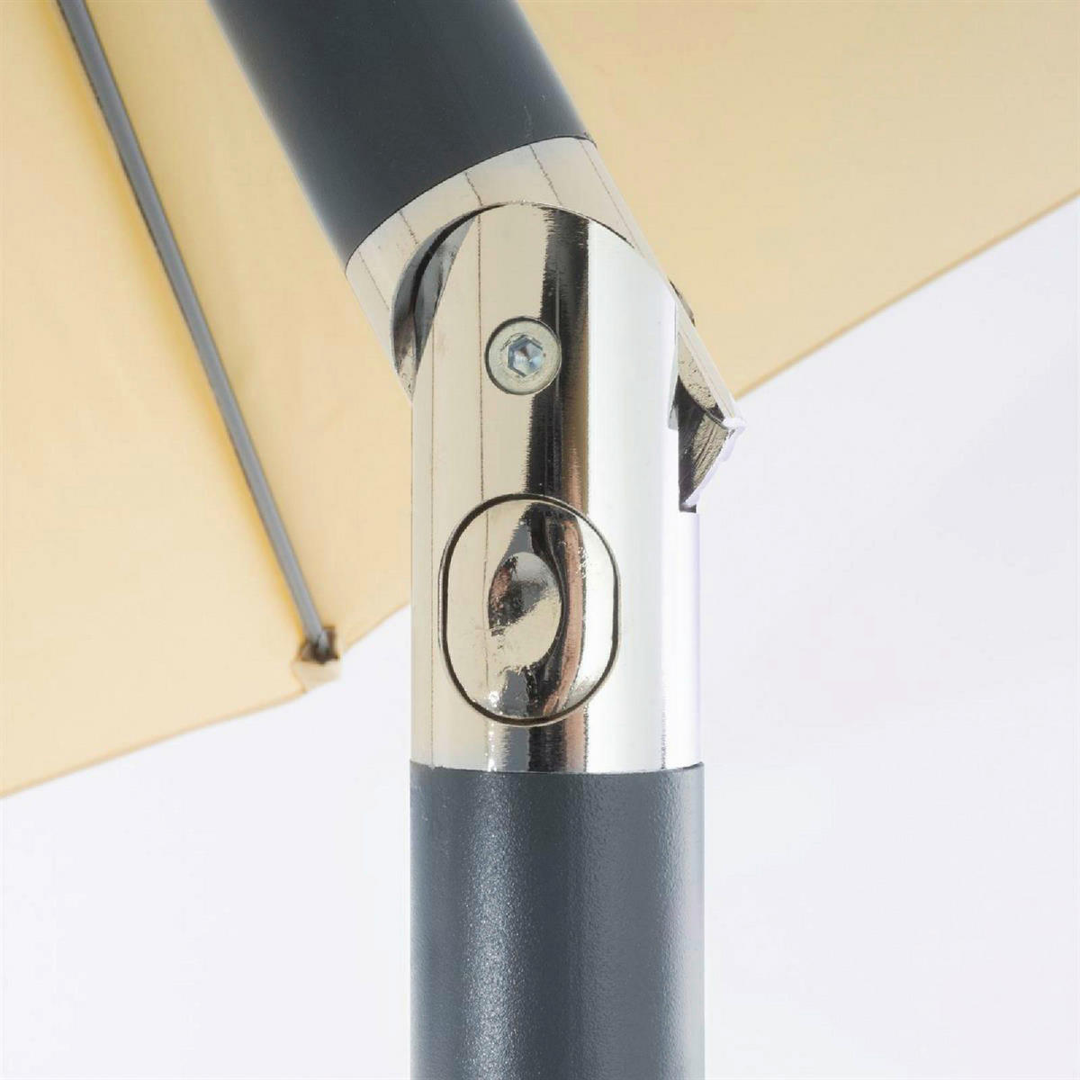 VCM Sonnenschirm creme Polyester-Mischgewebe H/D: ca. 230x290 cm Sonnenschirm - creme (290,00/230,00cm) - VCM